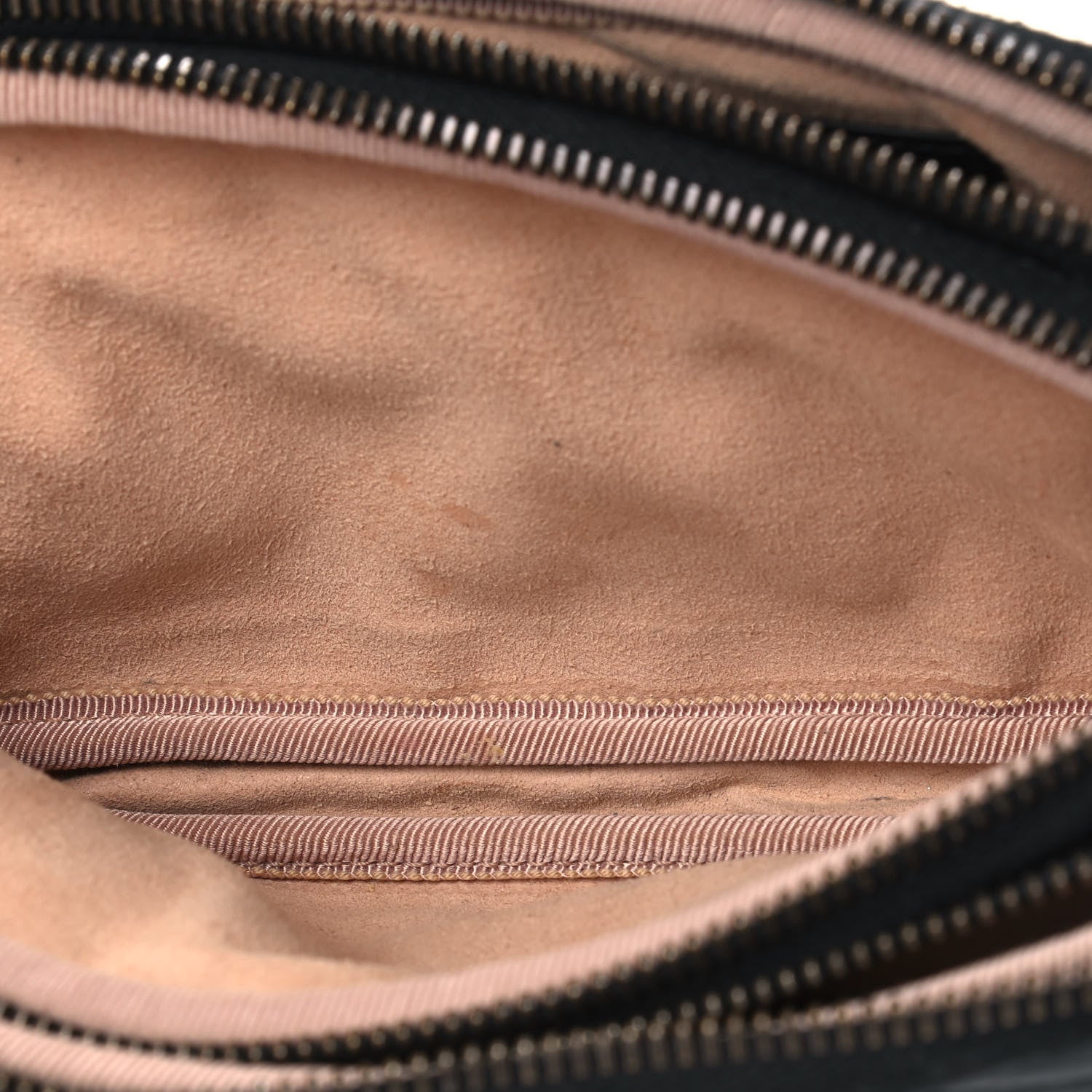 Gucci Calfskin Matelasse Mini GG Marmont Chain Crossbody Bag Black 5 of 5