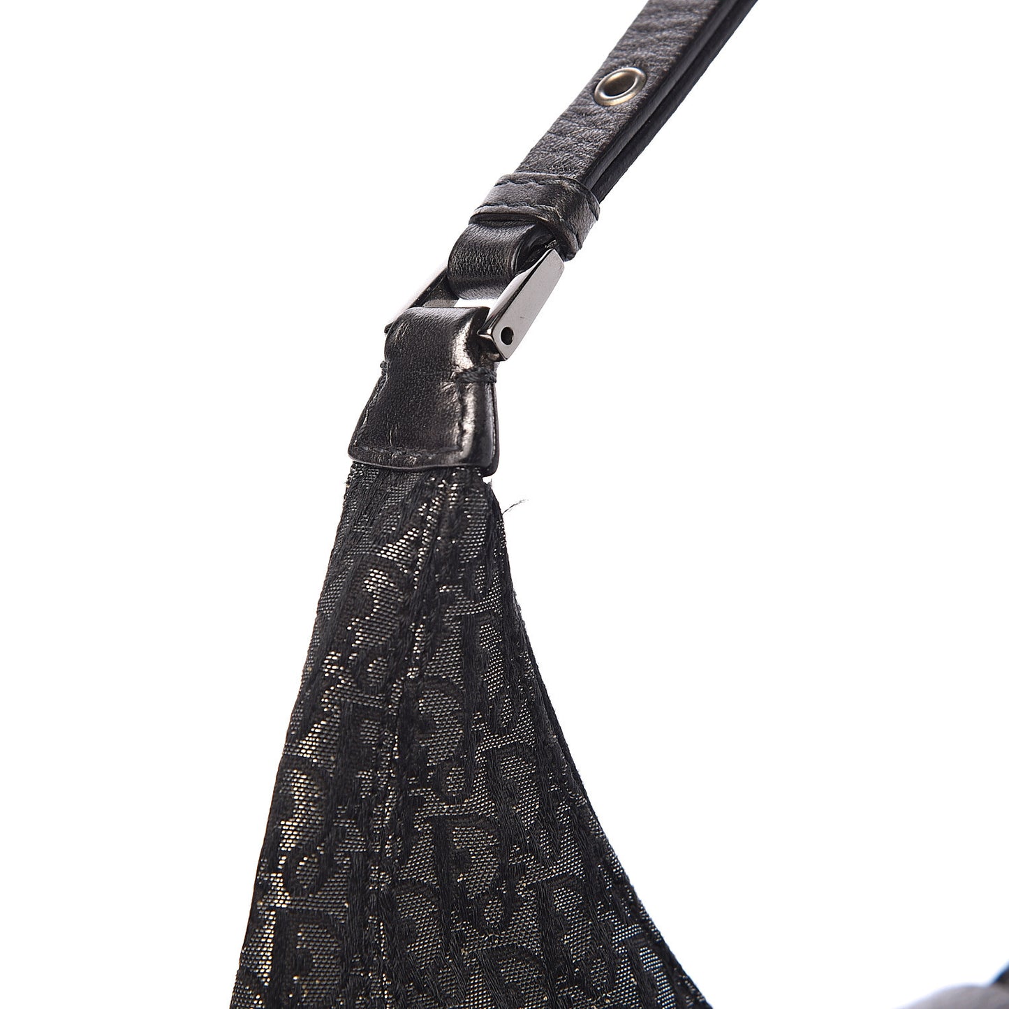 Monogram Street Chic Hobo Silver Black