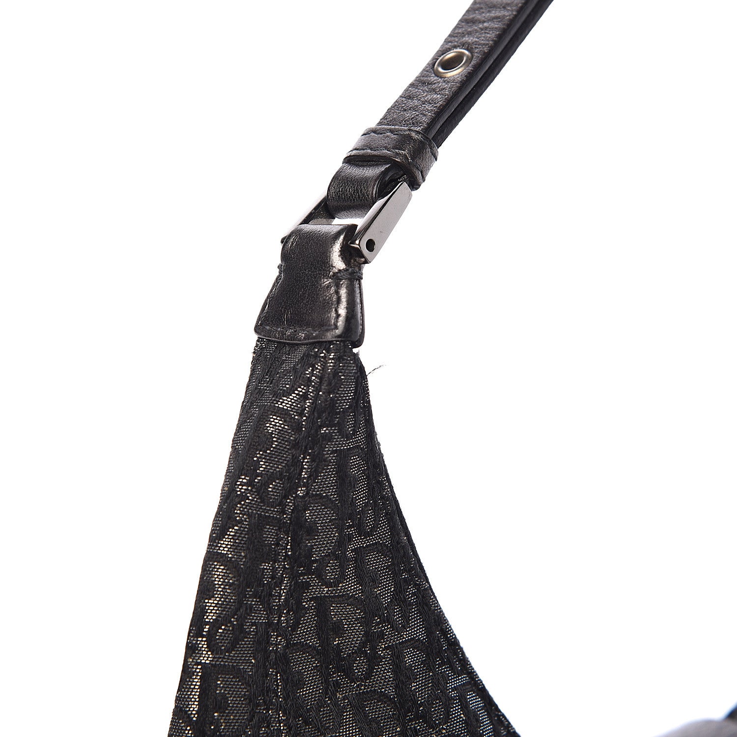 Christian Dior Monogram Street Chic Hobo Silver Black 14 of 15