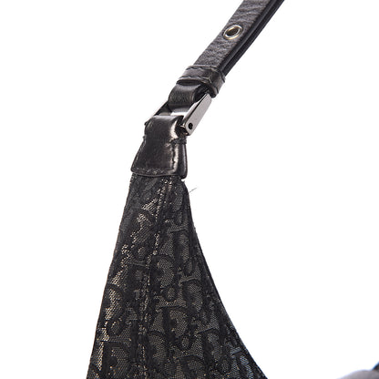 Christian Dior Monogram Street Chic Hobo Silver Black 14 of 15