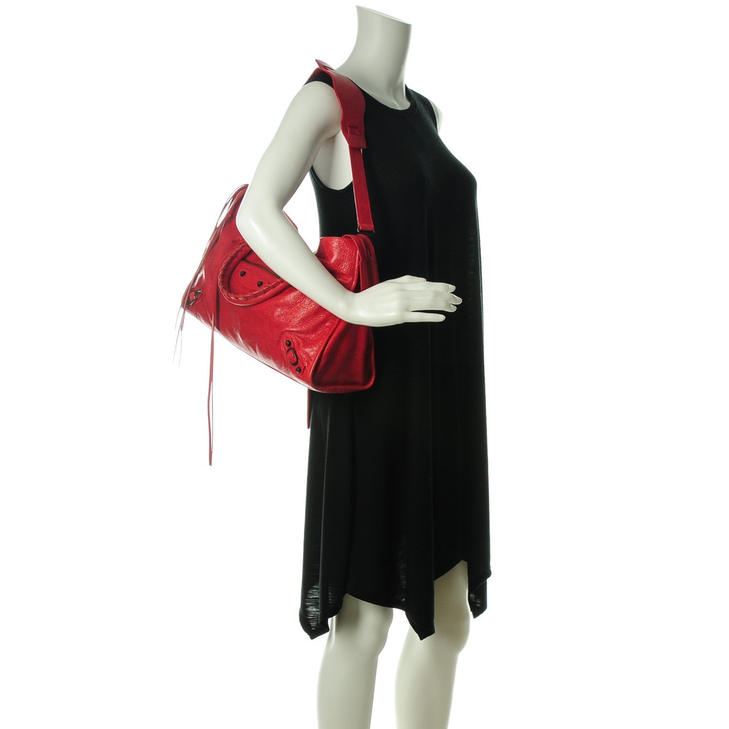 Balenciaga Agneau Classic Hardware City Rouge Coquelicot 2 of 7