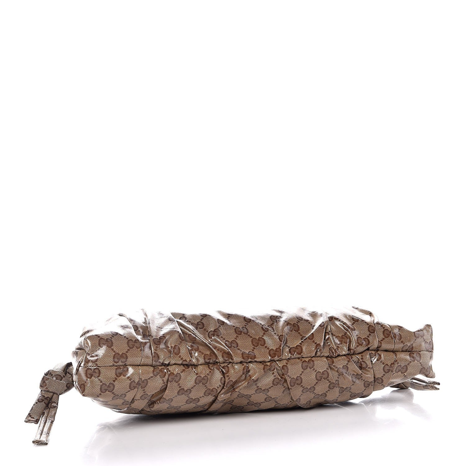 Gucci Crystal Monogram Large Hysteria Clutch Brown 4 of 7