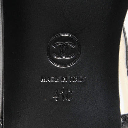 Chanel Lambskin Camellia Thong Sandals 41 11 Black 6 of 14
