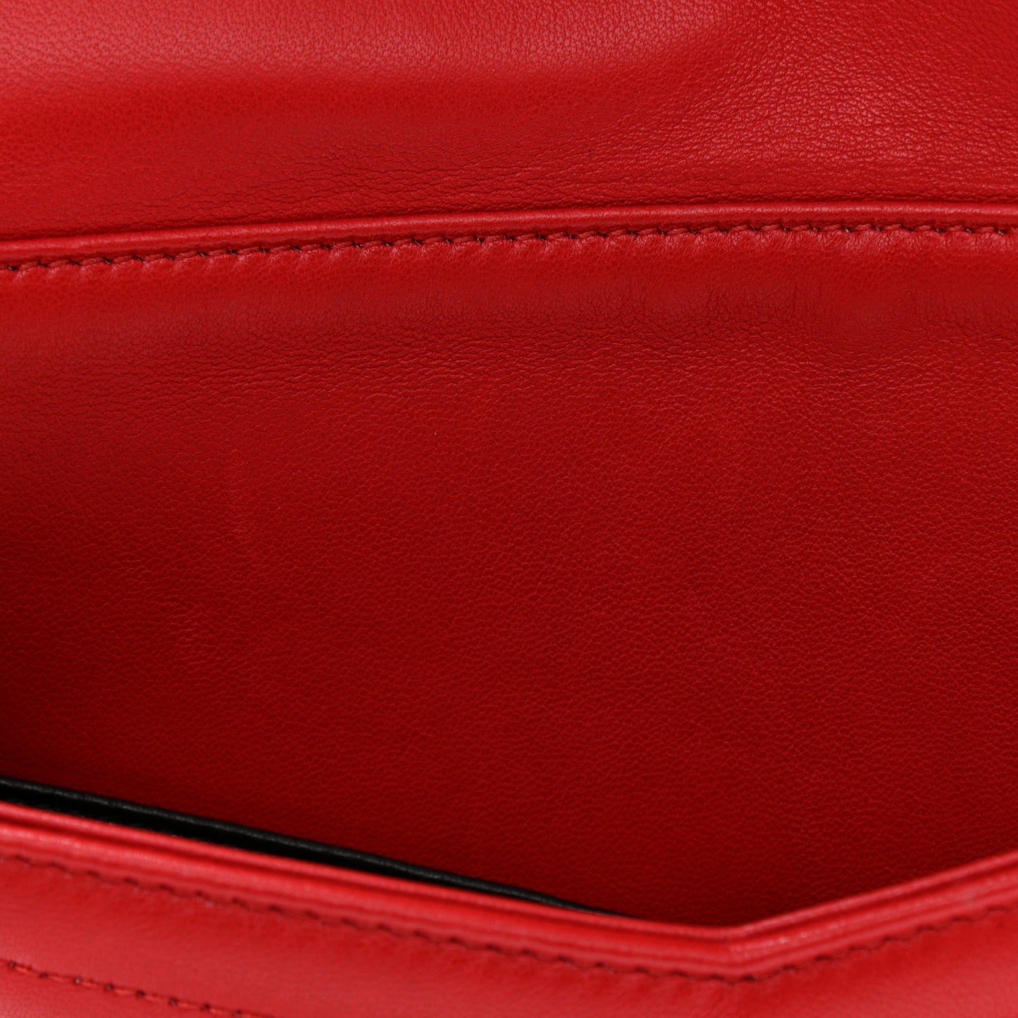 Lambskin Matelasse Chevron Monogram Medium Sulpice Bag Red