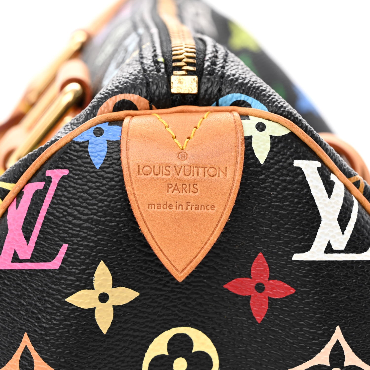 Louis Vuitton Monogram Multicolor Speedy 30 Black 6 of 10