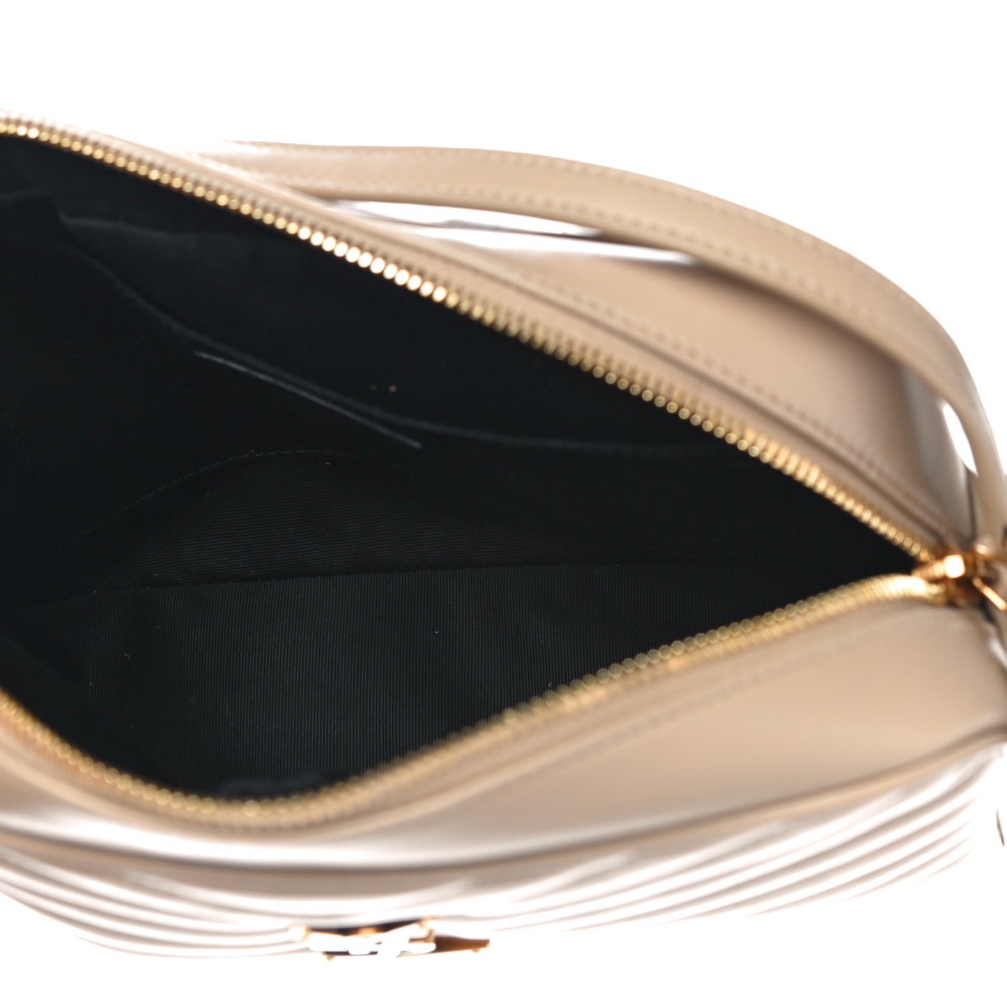Calfskin Matelasse Monogram Lou Camera Bag Dark Beige