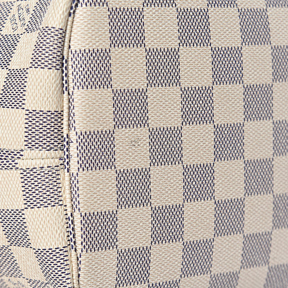 Louis Vuitton Damier Azur Neo Neverfull MM Rose Ballerine 18 of 19