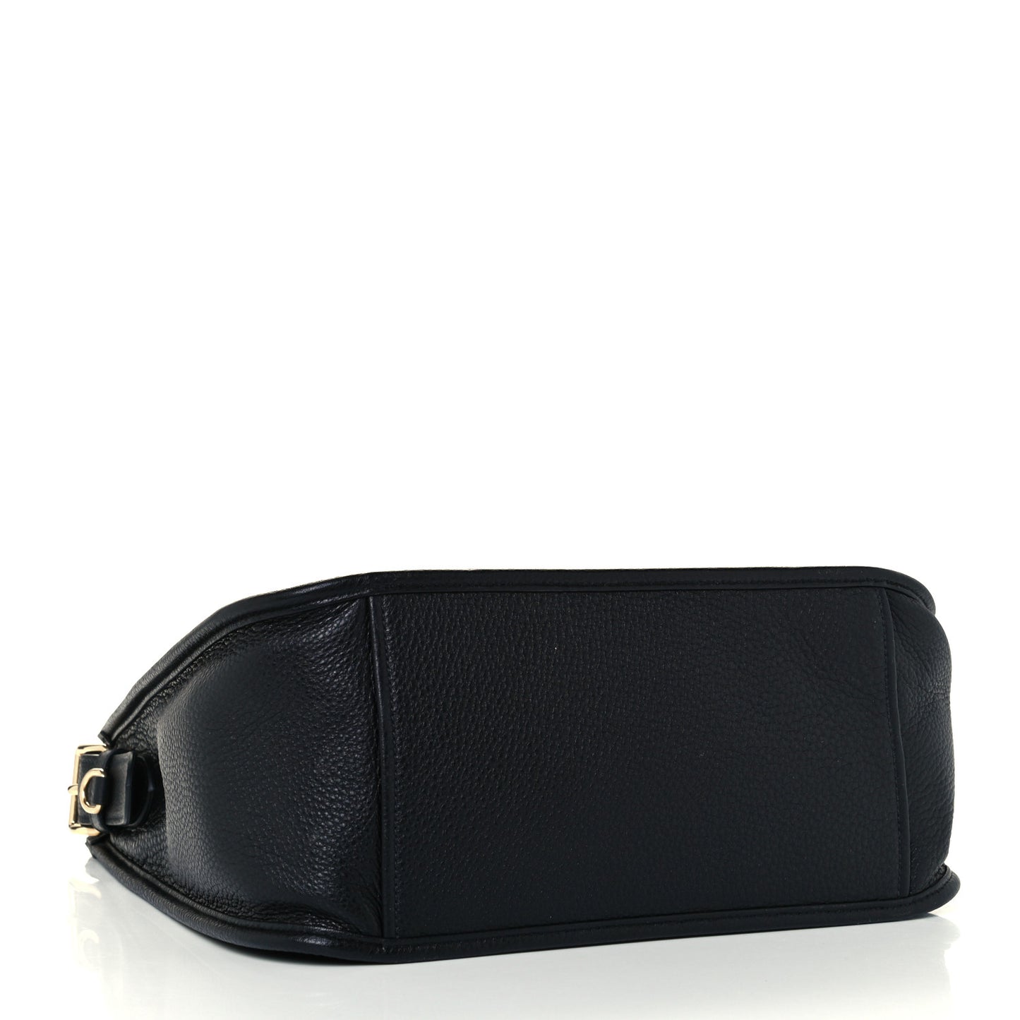 Vitello Daino Hobo Messenger Bag Black