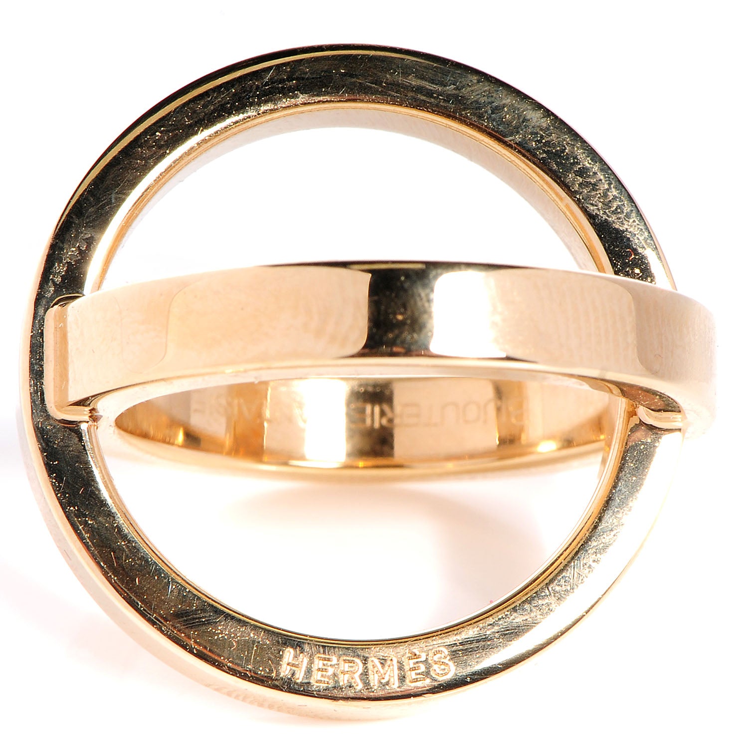 Hermes Cosmos Scarf Ring Gold 4 of 6