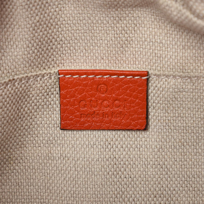 Gucci Pebbled Calfskin Small Soho Disco Bag Sun Orange 7 of 13