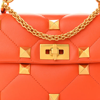 Valentino Garavani Nappa Medium Roman Stud Shoulder Bag Titian 7 of 9