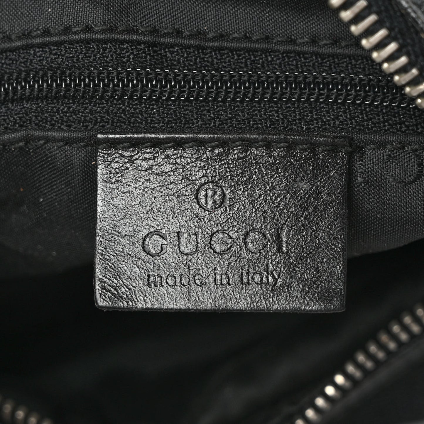 Monogram GG Clasp Hobo Black
