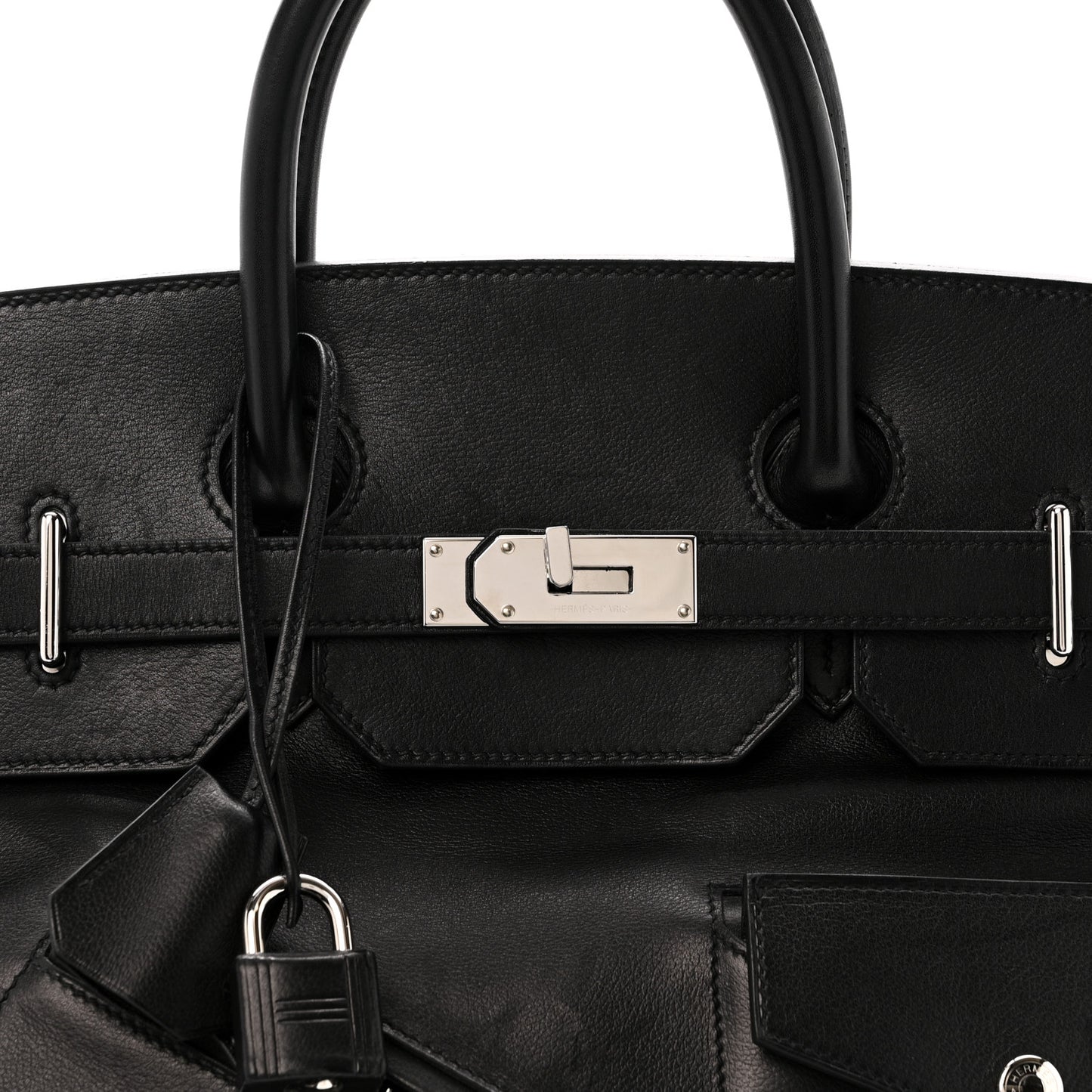 Veau Volupto Rock HAC Birkin 40 Black