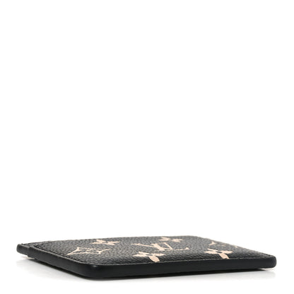 Louis Vuitton Empreinte Monogram Giant Card Holder Black Beige 4 of 6