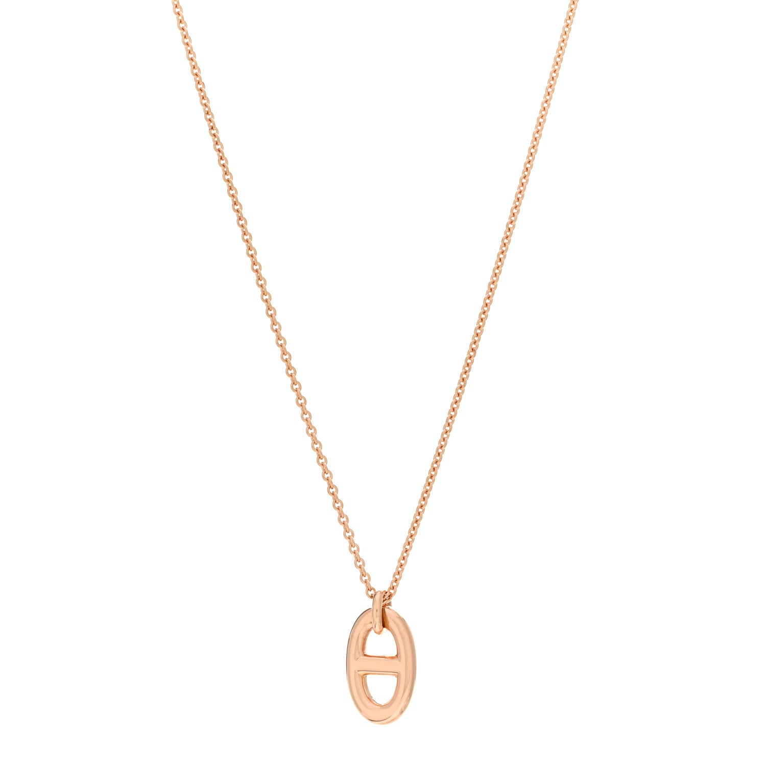 Hermes 18K Rose Gold PM Farandole Pendant Necklace 1 of 5