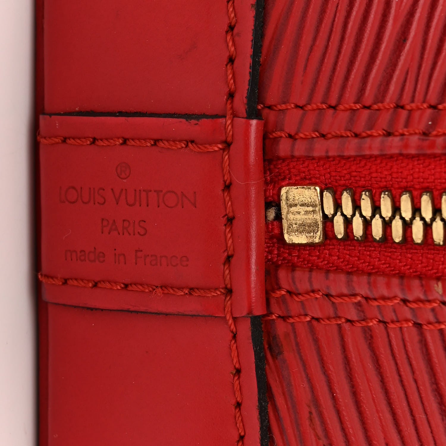 Louis Vuitton Epi Alma PM Carmine 6 of 14