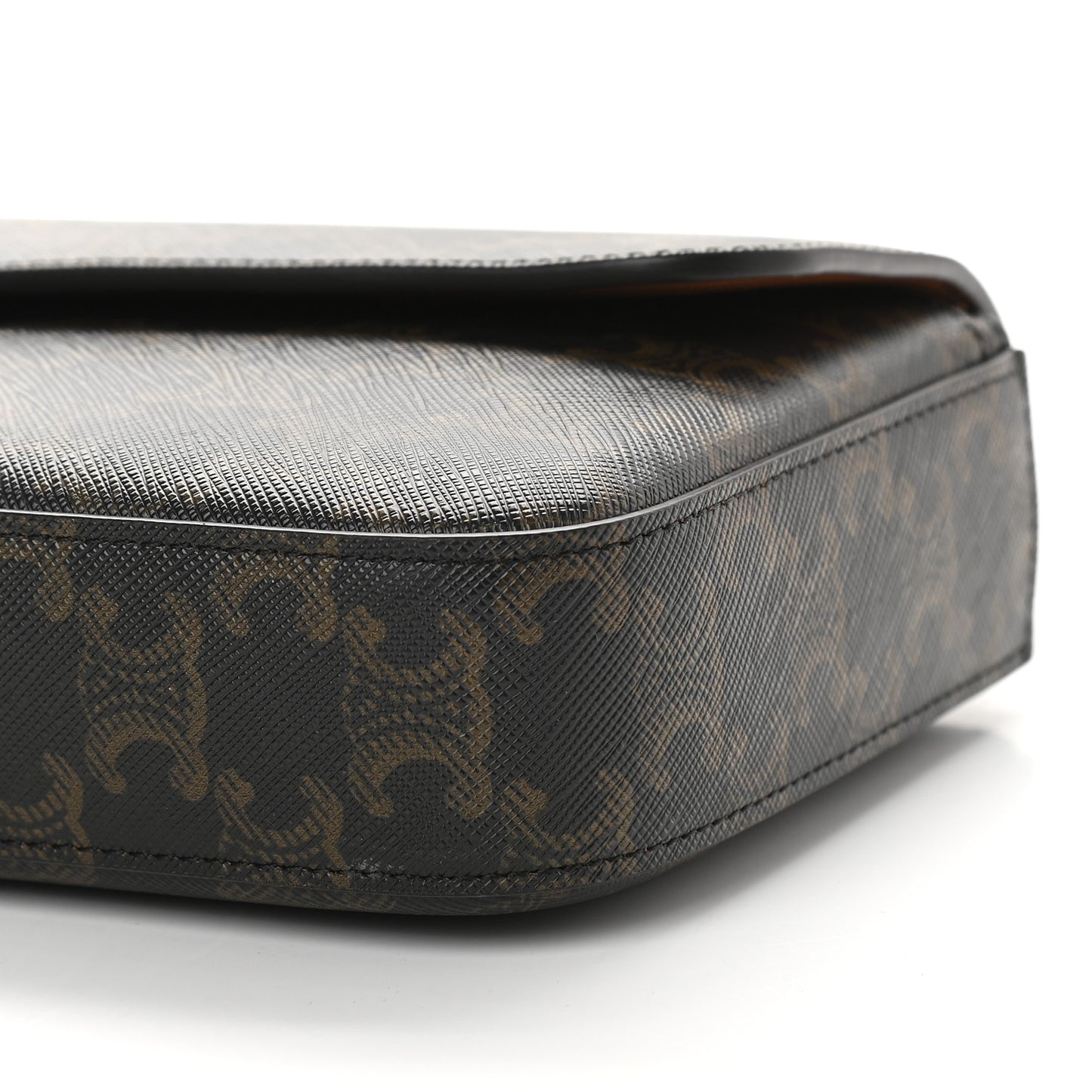 Triomphe Canvas Chain Bag Tan