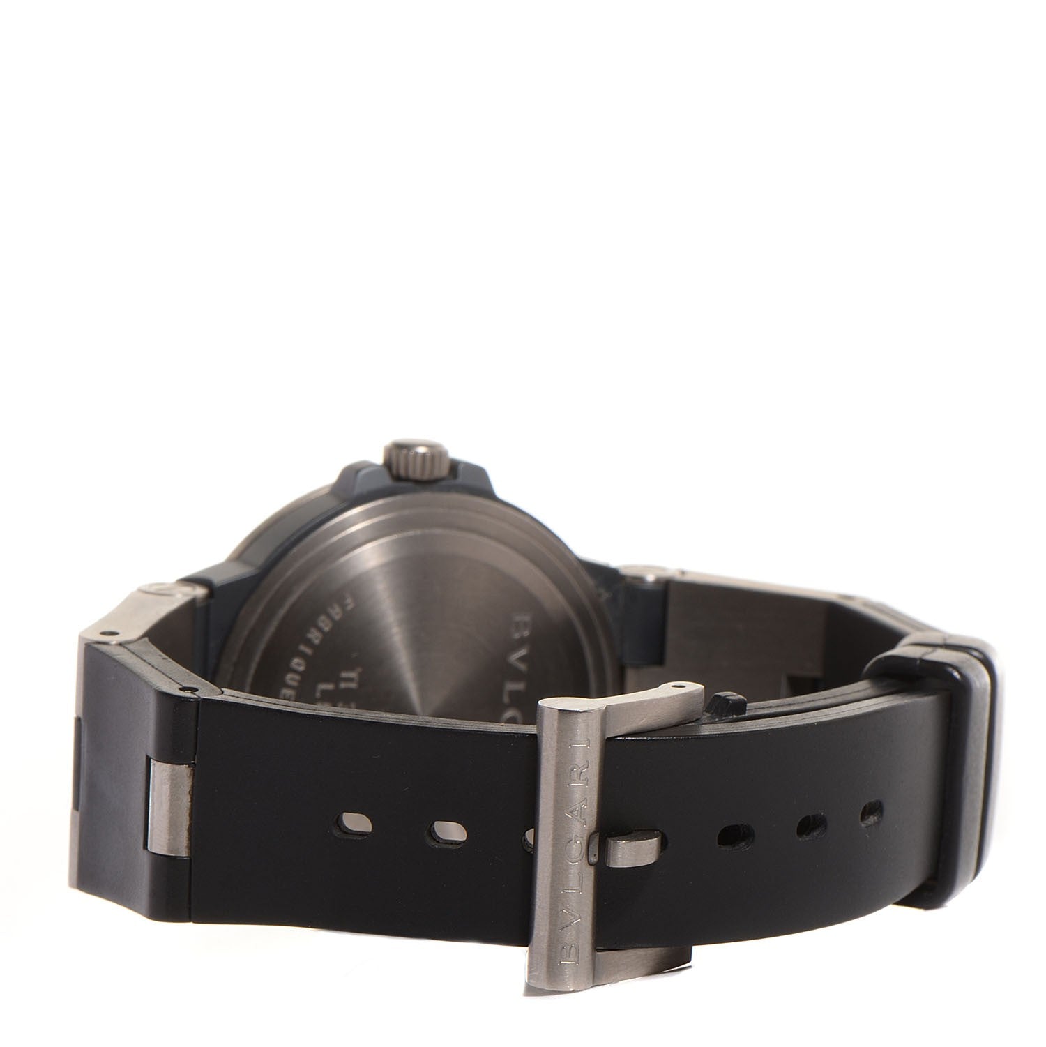 Bulgari Titanium Rubber 38mm Diagono Automatic Watch Black 3 of 6