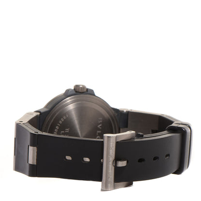 Bulgari Titanium Rubber 38mm Diagono Automatic Watch Black 3 of 6