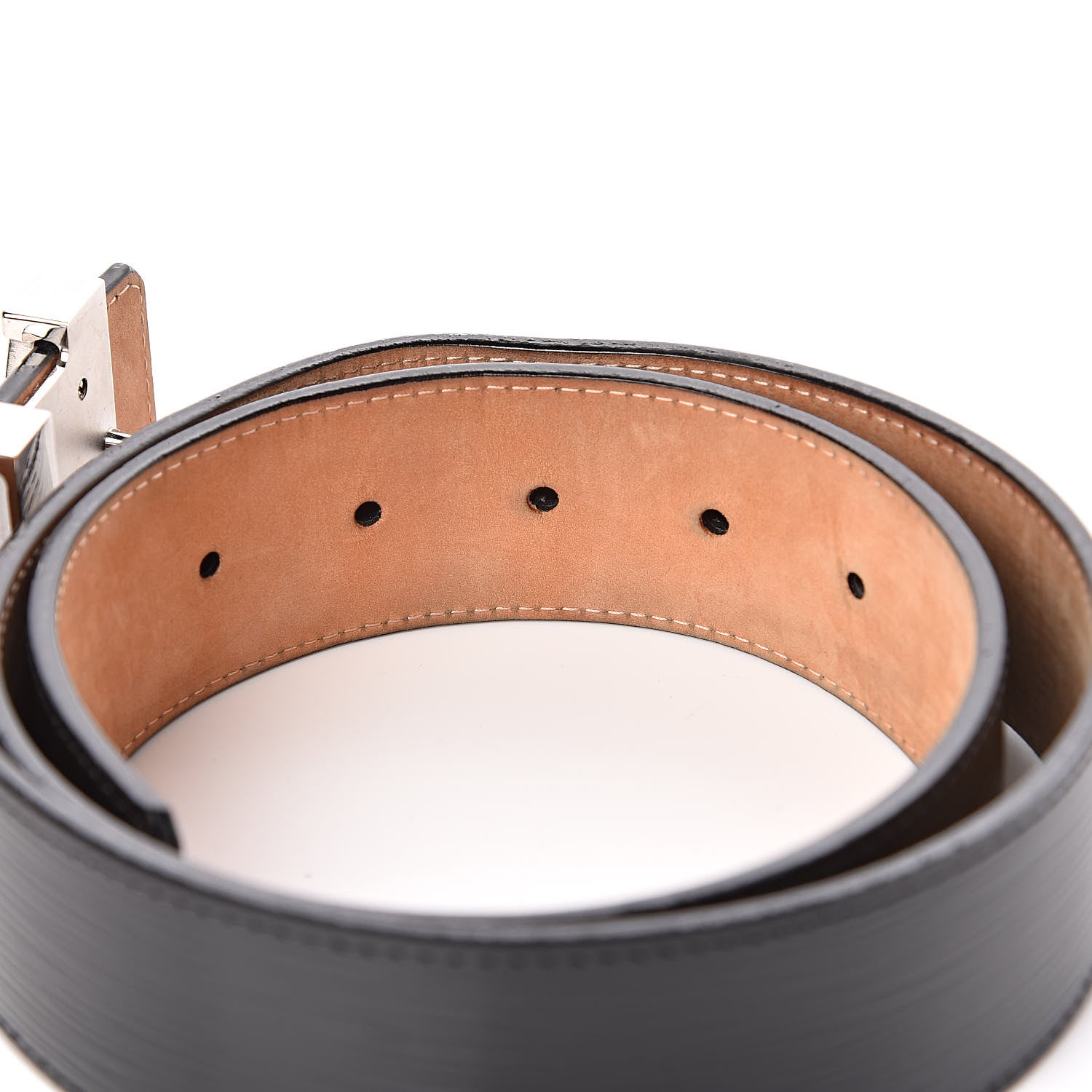 Louis Vuitton Epi Electric 40mm LV Initiales Belt 80 32 Black 8 of 8