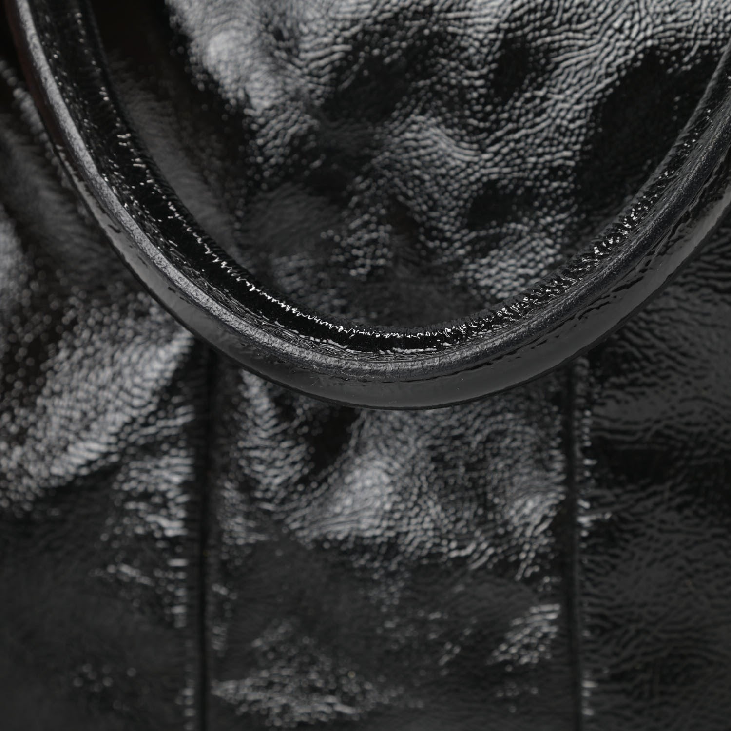 Saint Laurent Textured Patent Medium Easy Y Bag Black 12 of 13