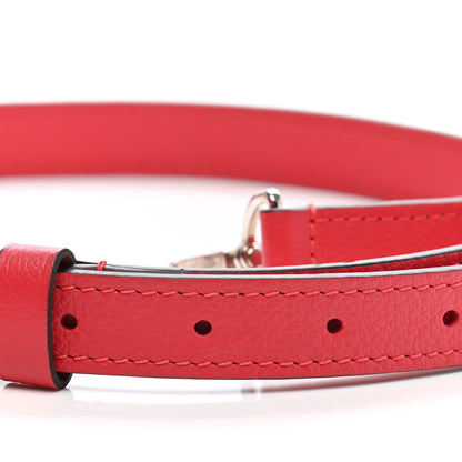 Louis Vuitton Calfskin 16mm Adjustable Shoulder Strap Red 4 of 6