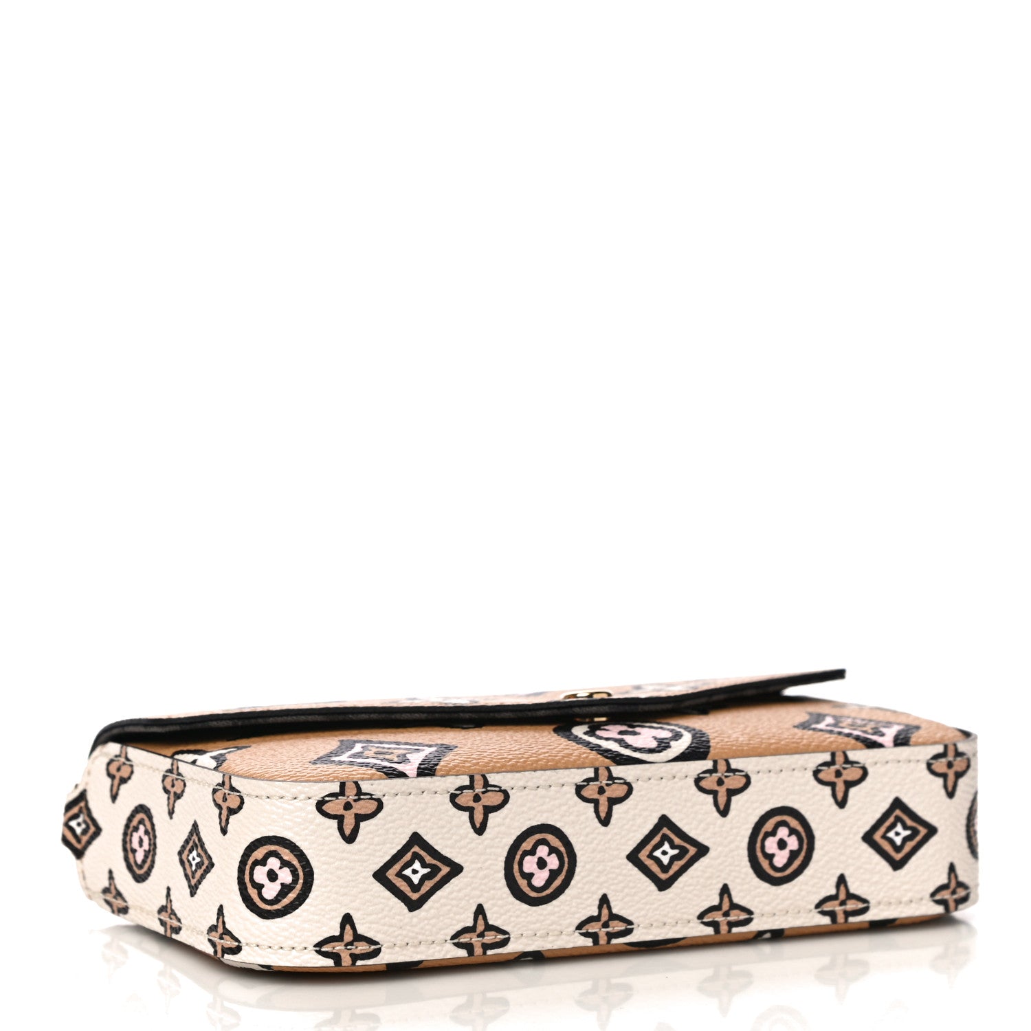 Louis Vuitton Monogram Wild At Heart Felicie Strap & Go Arizona Creme 4 of 12