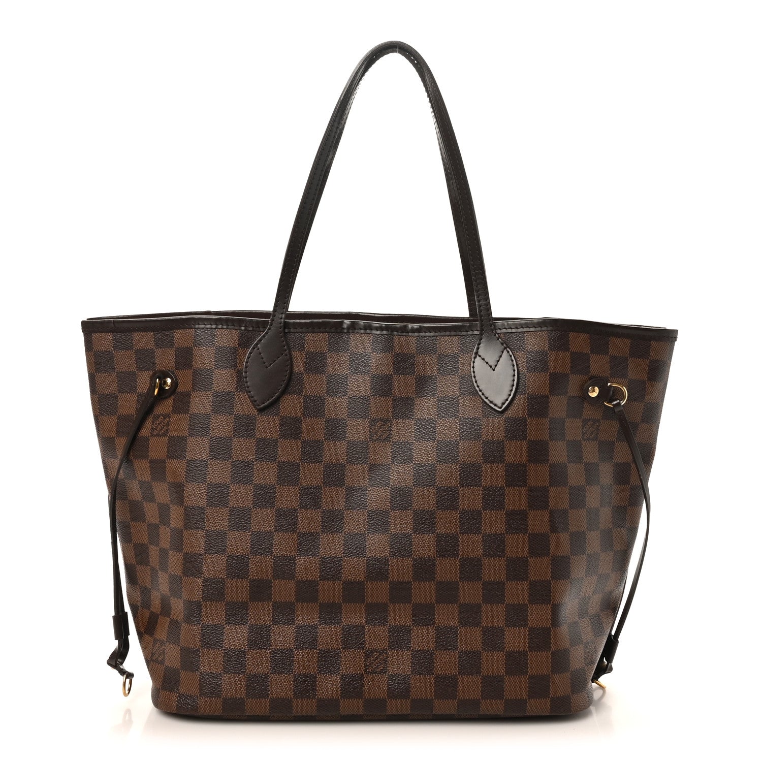 Louis Vuitton Damier Ebene Neo Neverfull MM Rose Ballerine 1 of 10