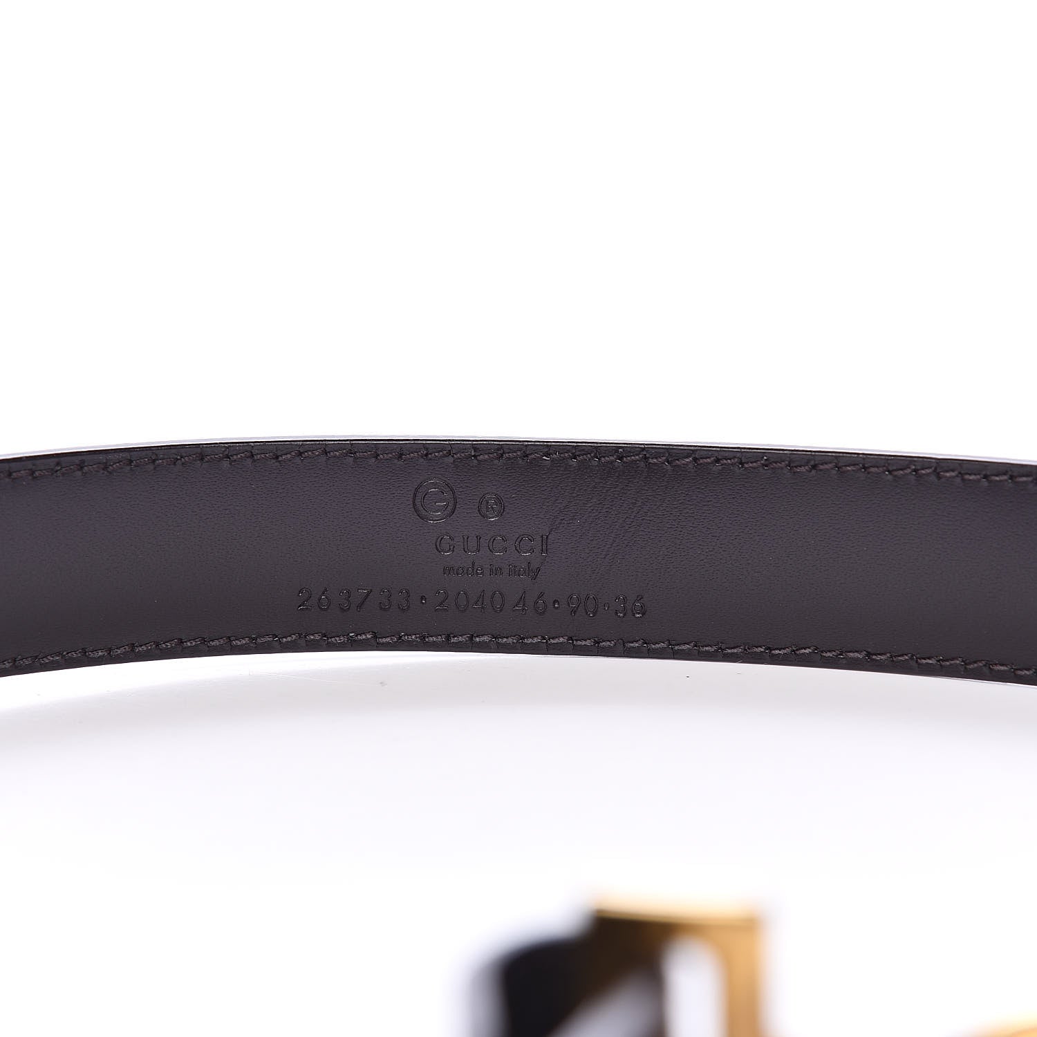 Gucci Guccissima Hysteria Belt 90 36 Brown 4 of 5