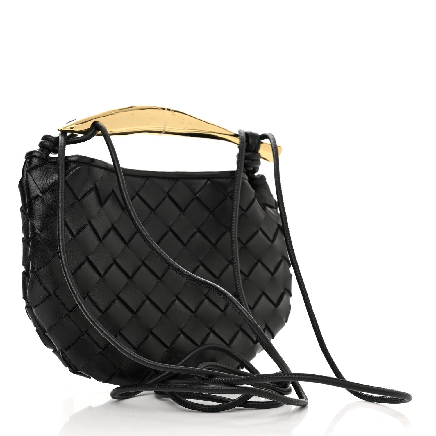 Bottega Veneta Nappa Intrecciato Mini Sardine Bag Black 3 of 11