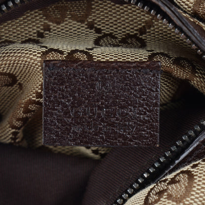 Gucci GG Monogram Double Pocket Belt Bag Dark Brown 6 of 7