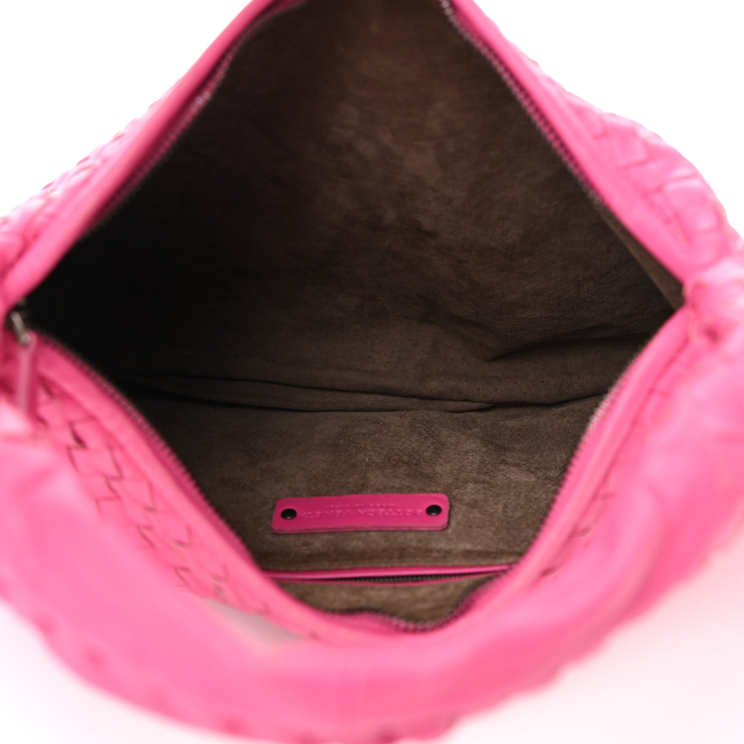 Bottega Veneta Nappa Intrecciato Medium Veneta Hobo Fuchsia 5 of 11
