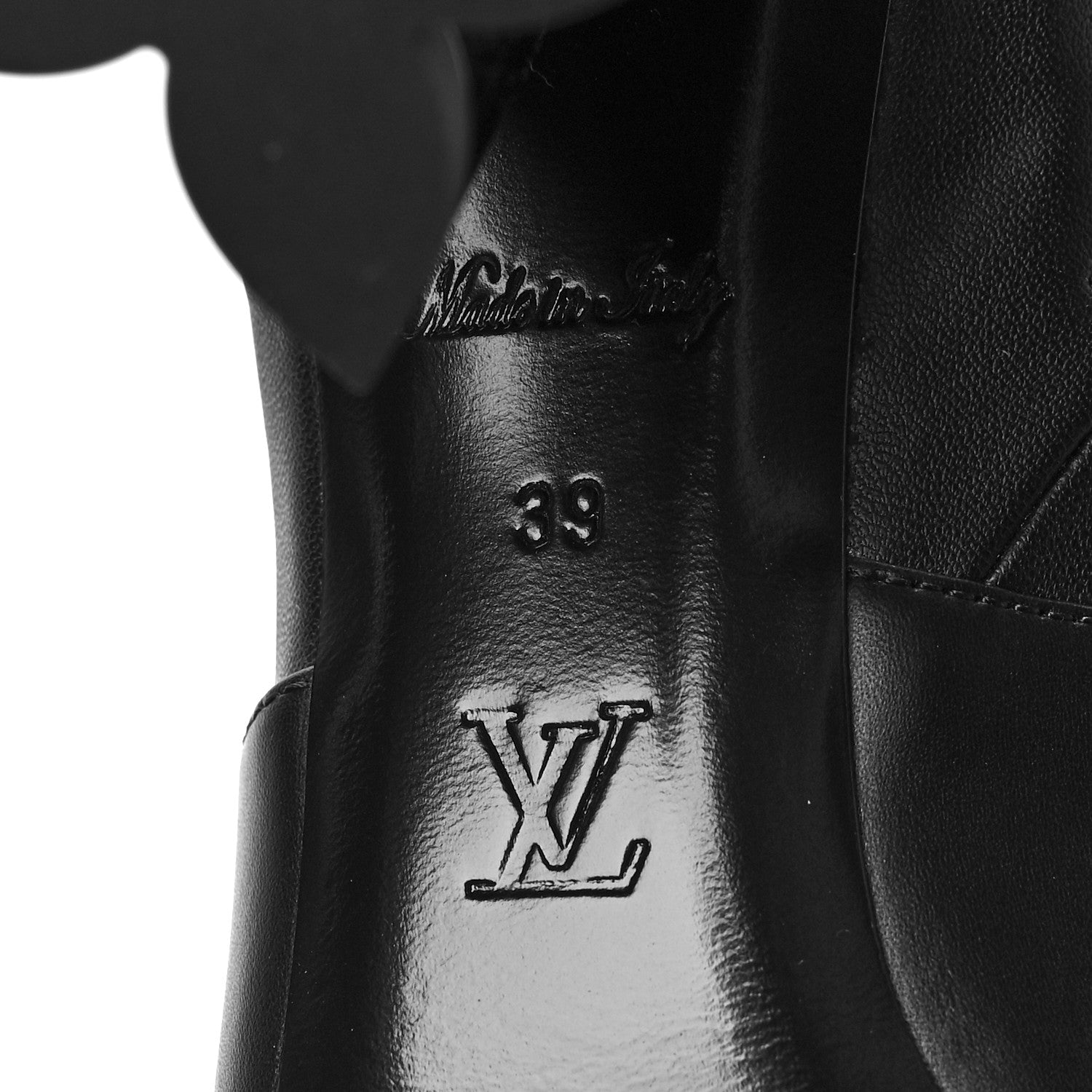 Louis Vuitton Calfskin Silhouette Ankle Boots 39 Black 7 of 7