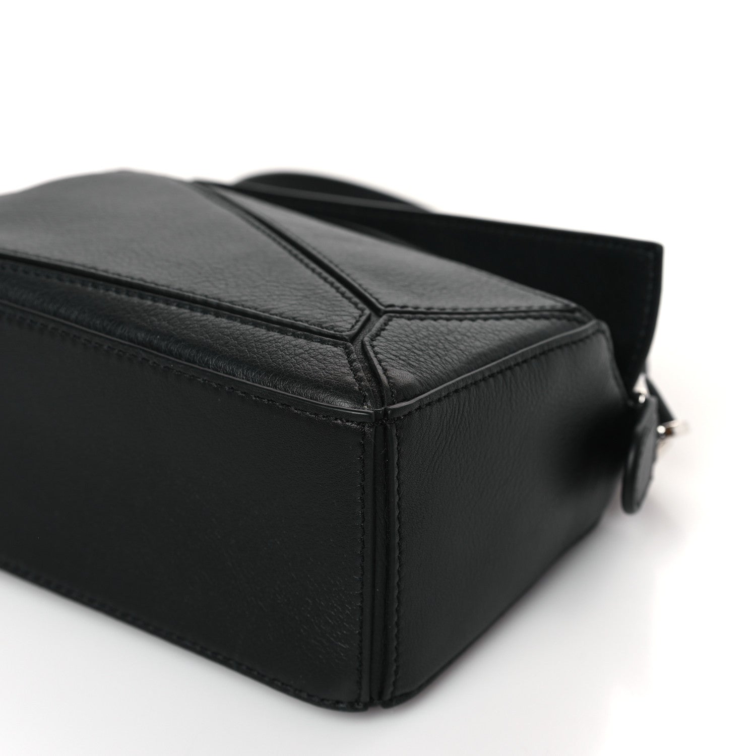 Loewe Calfskin Mini Puzzle Bag Black 8 of 9