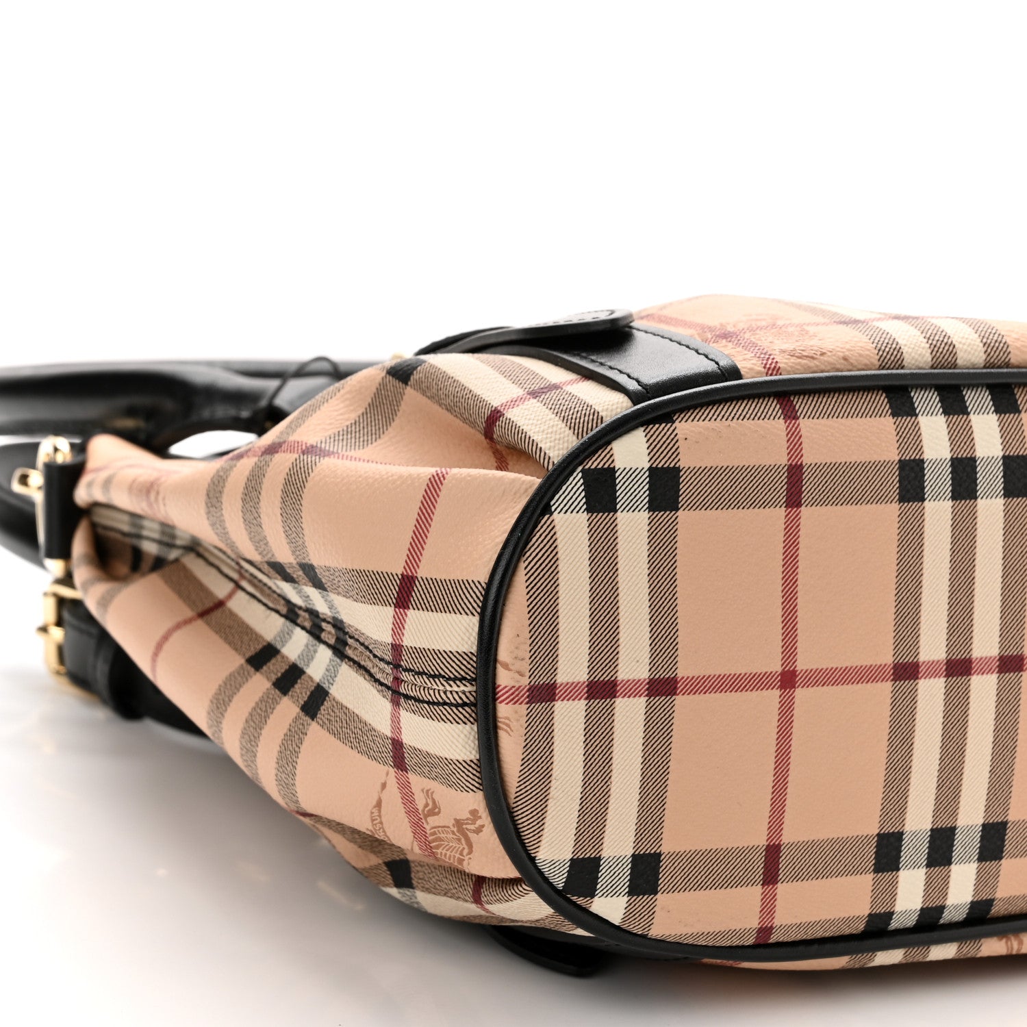 Burberry Haymarket Check Small Northfield Tote Chocolate 8 of 9