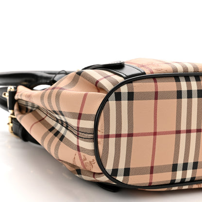 Burberry Haymarket Check Small Northfield Tote Chocolate 8 of 9