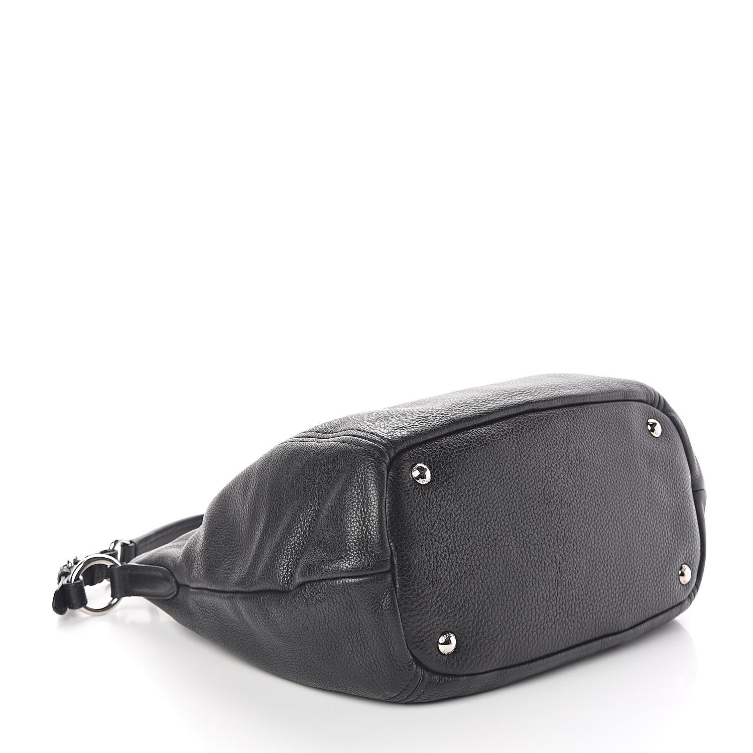 Prada Vitello Phenix Hobo Black 4 of 11