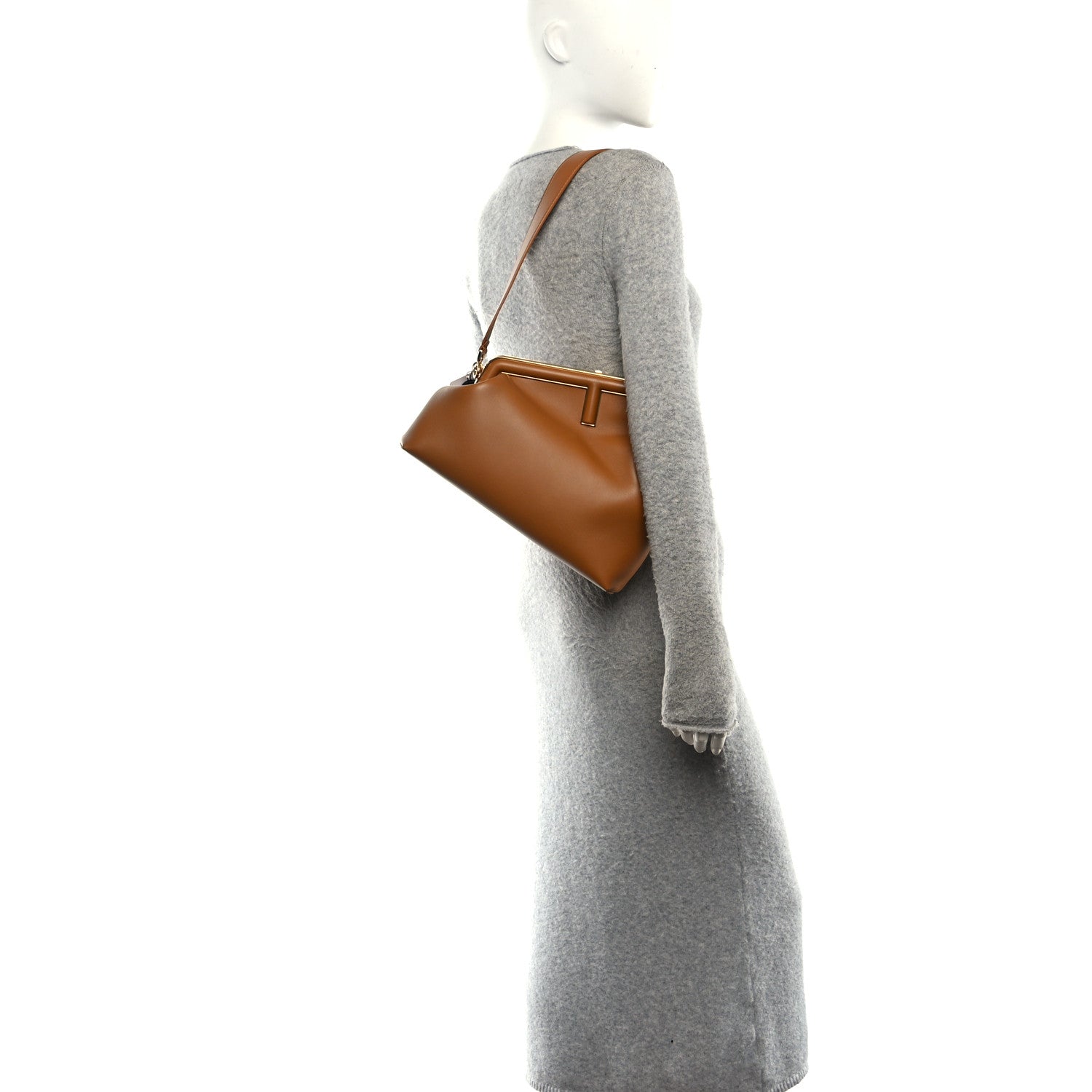 Fendi Shiny Nappa Medium Fendi First Caramello 2 of 11