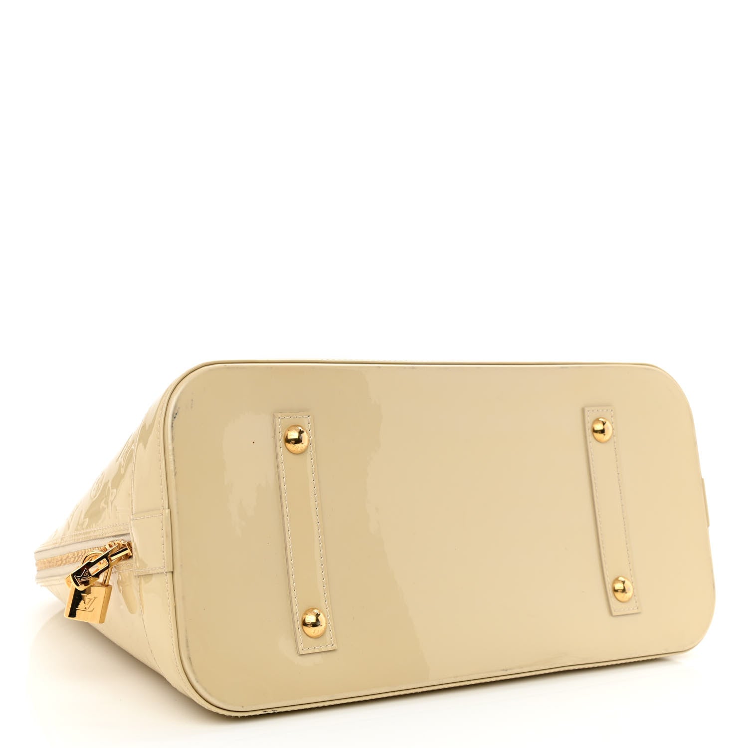 Louis Vuitton Vernis Alma GM Blanc Corail 4 of 14
