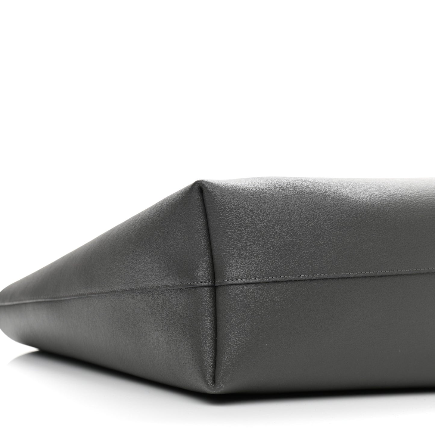 Calfskin Large Shopping Tote Earth