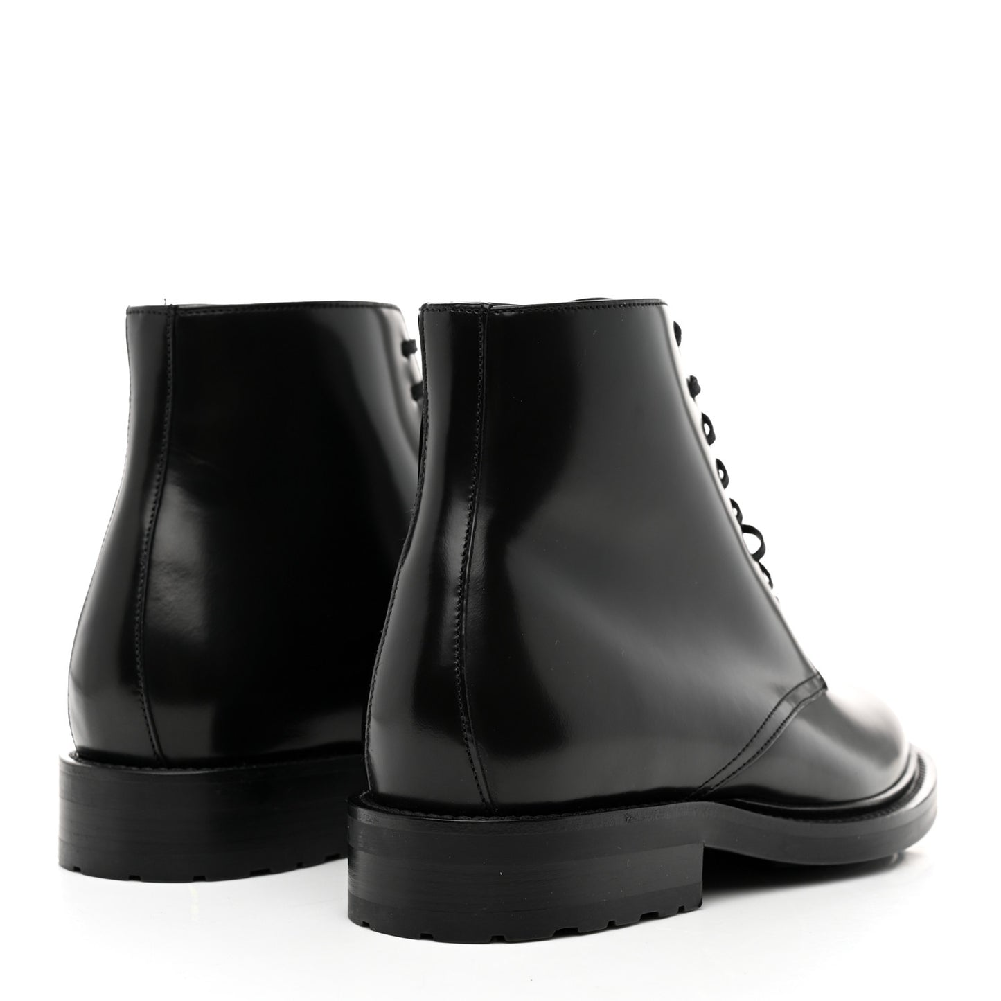 Calfskin Womens Army Combat Boots 38 Black
