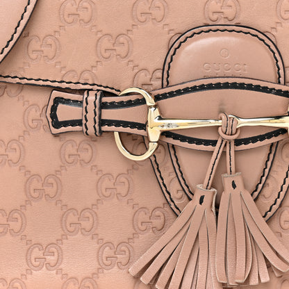 Gucci Guccissima Medium Emily Chain Shoulder Bag Camelia 7 of 17