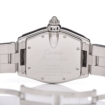 Cartier Stainless Steel 37mm Roadster Automatic Watch Grey 5 of 8