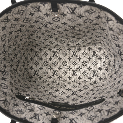 Louis Vuitton Denim Monogram Jacquard Neverfull MM Grey 5 of 8