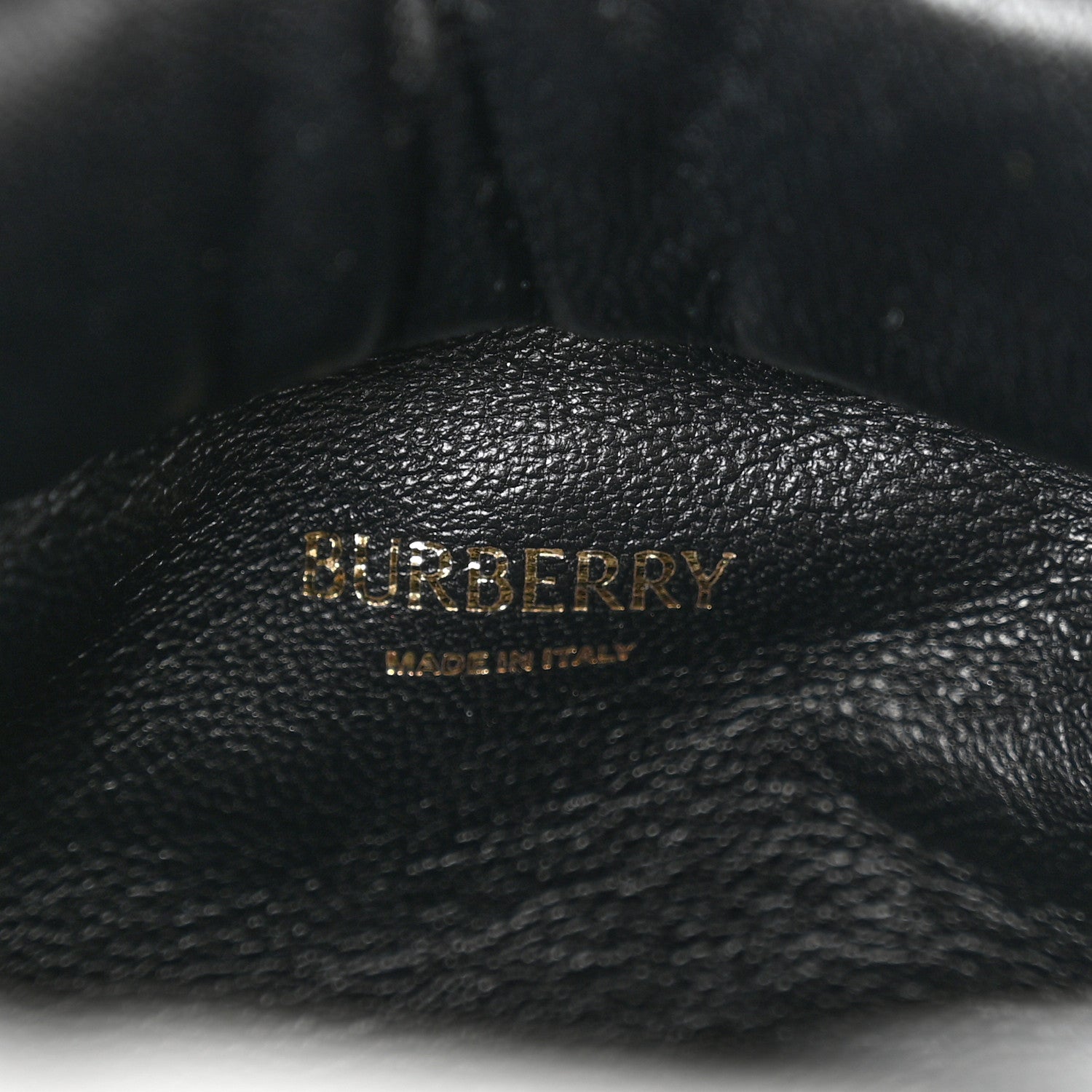 Burberry Smooth Calfskin Rose Clutch Black 6 of 10