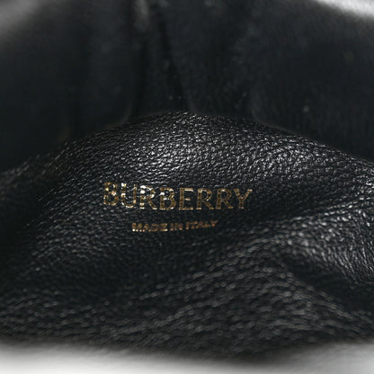 Burberry Smooth Calfskin Rose Clutch Black 6 of 10