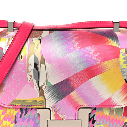 Hermes Swift Silk Marble Printed Constance 24 Rose Azalee Rose Mexico 8 of 11