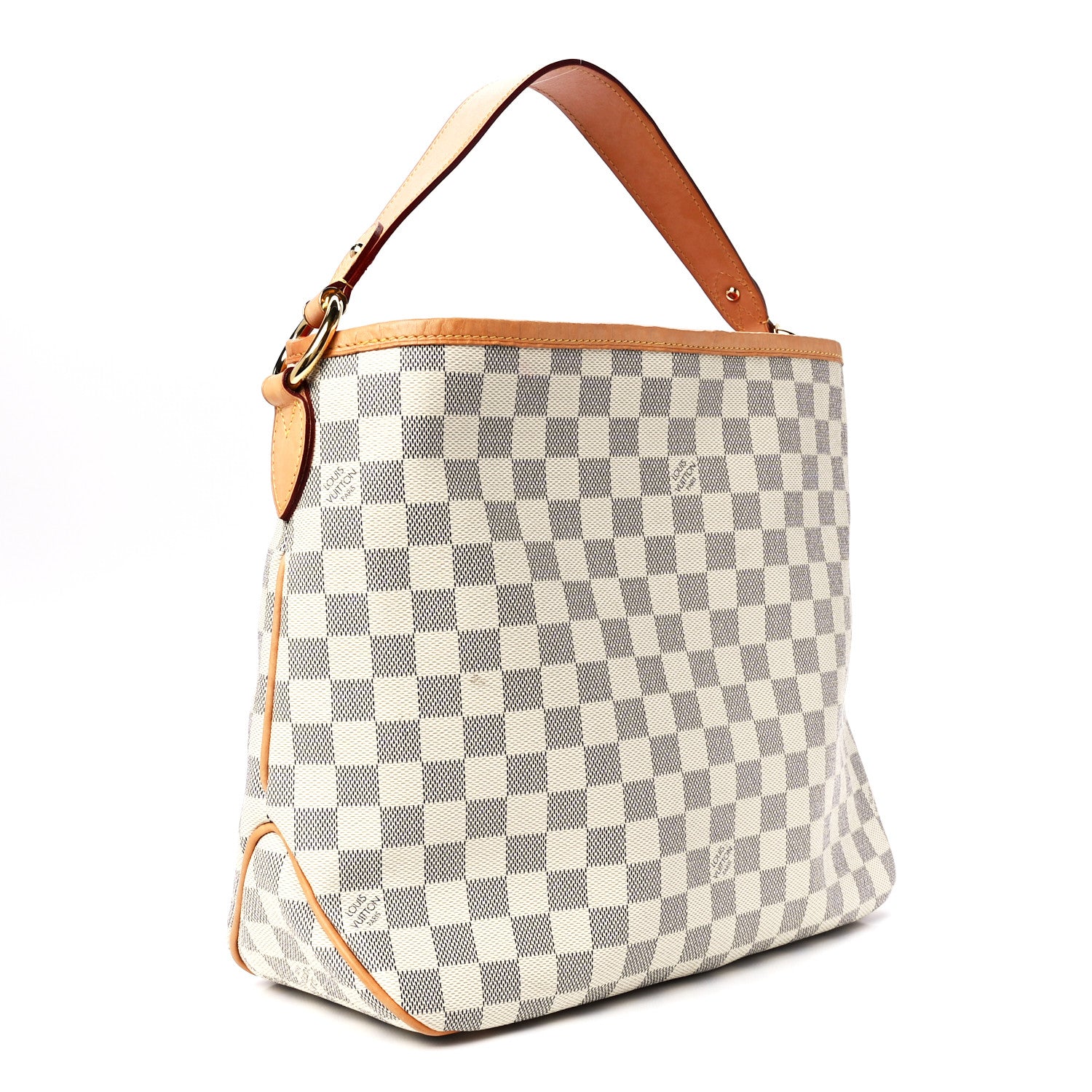 Louis Vuitton Damier Azur Delightful PM Pink 2 of 11