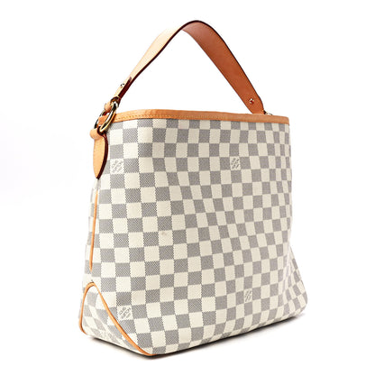Louis Vuitton Damier Azur Delightful PM Pink 2 of 11