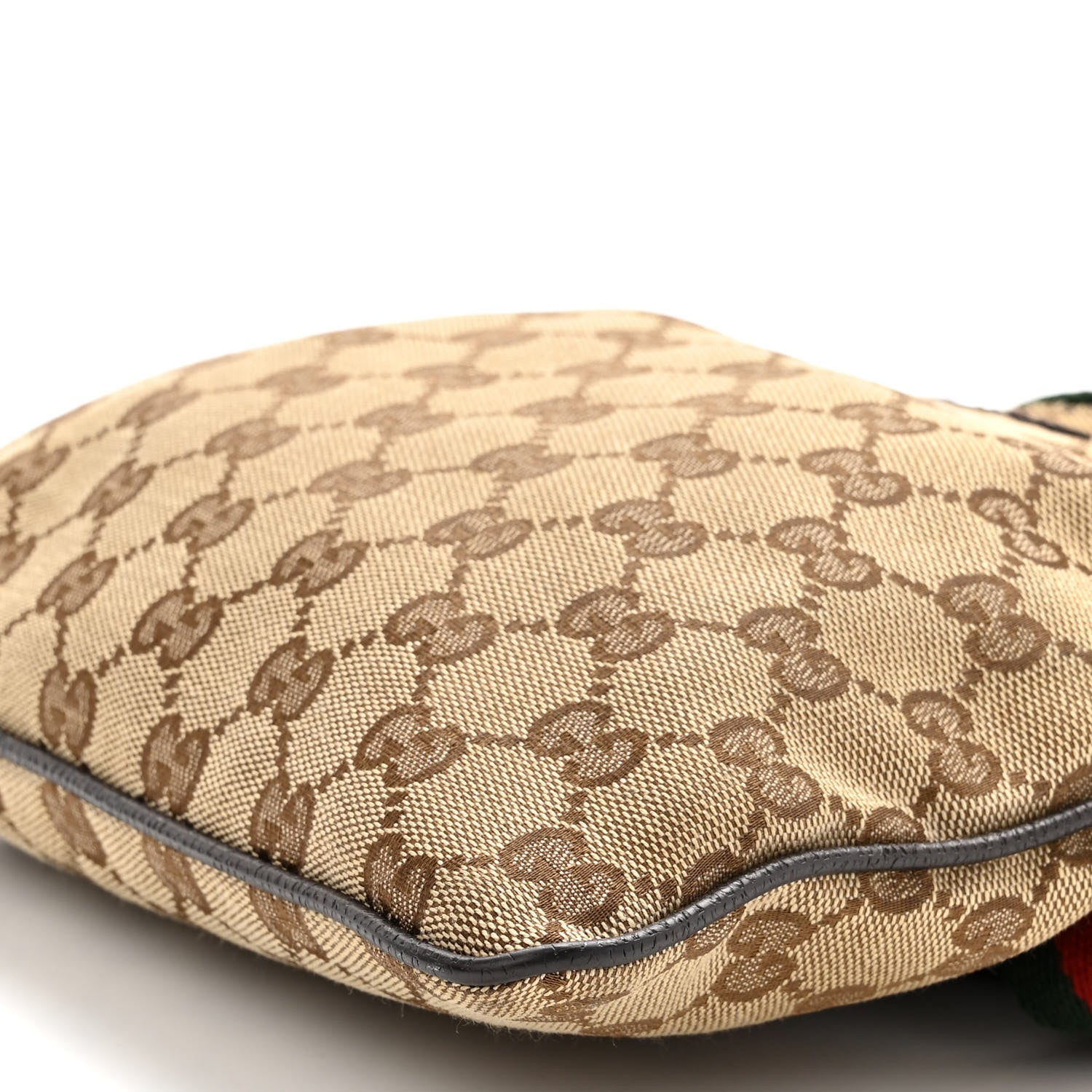 Gucci Monogram Web Small Flat Messenger Bag Brown 9 of 9